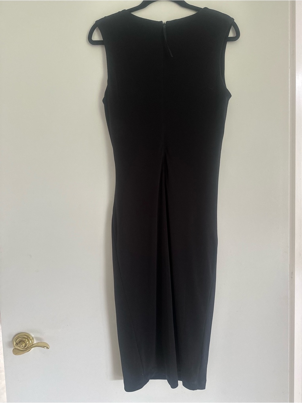 Honey Love InnerPower Black Sleeveless Shape-wear Midi Sheath Dress NWT